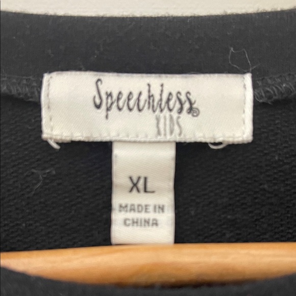 Speechless Black and White Sweater with Leopard Print - Picture 3 of 6